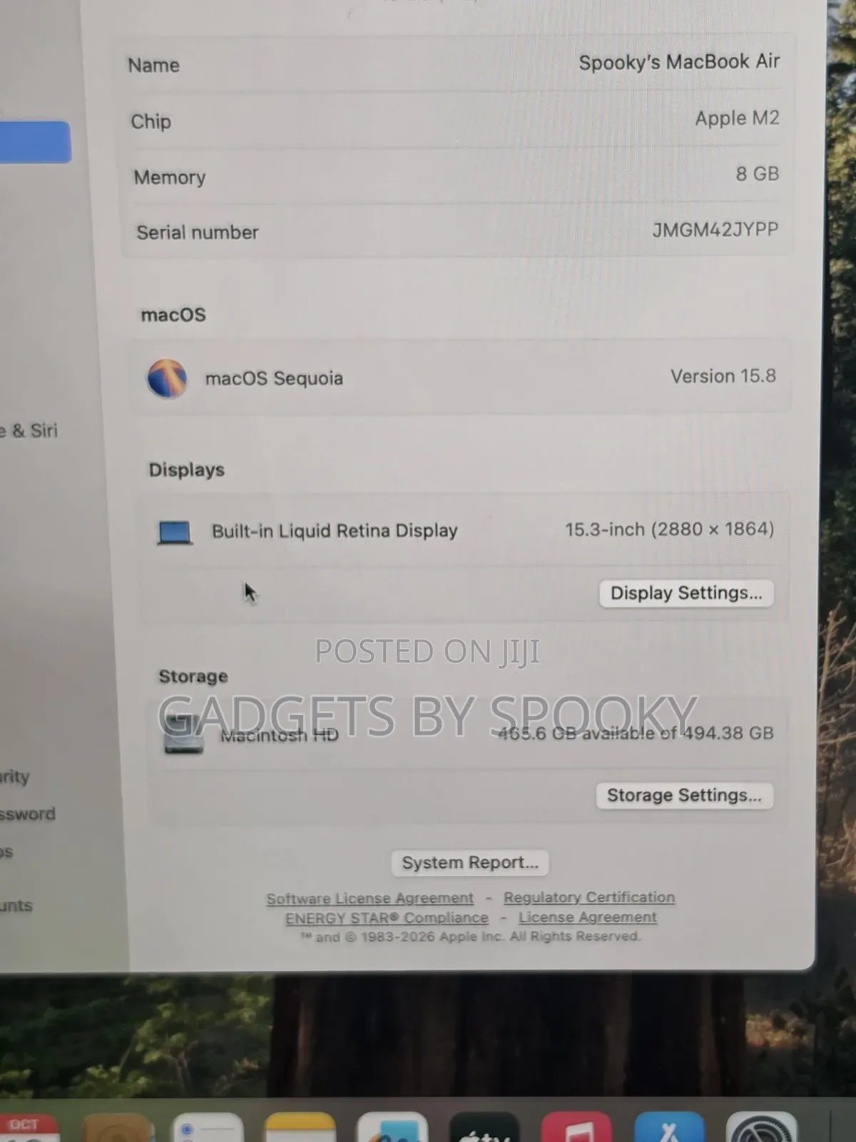 Laptop Apple MacBook Air 2023 M2 8GB SSD 512GB