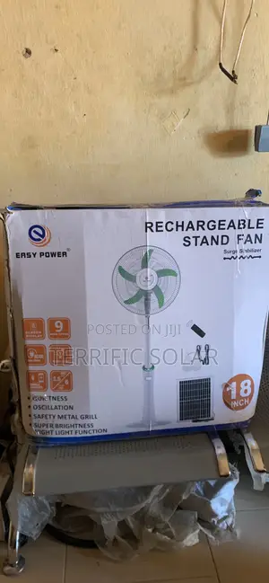 “18” Solar Standing Fan