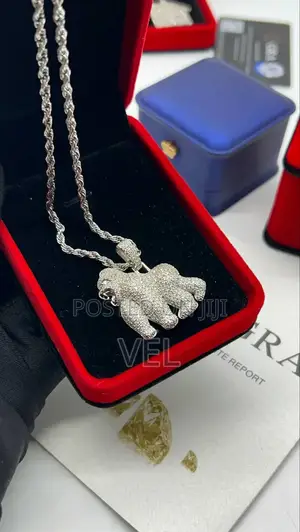 VVS Moissanite Diamond Gorilla Pendant