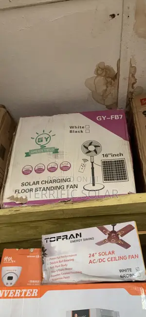 “18” Solar Standing Fan