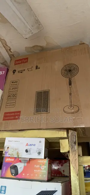 “18” Solar Standing Fan