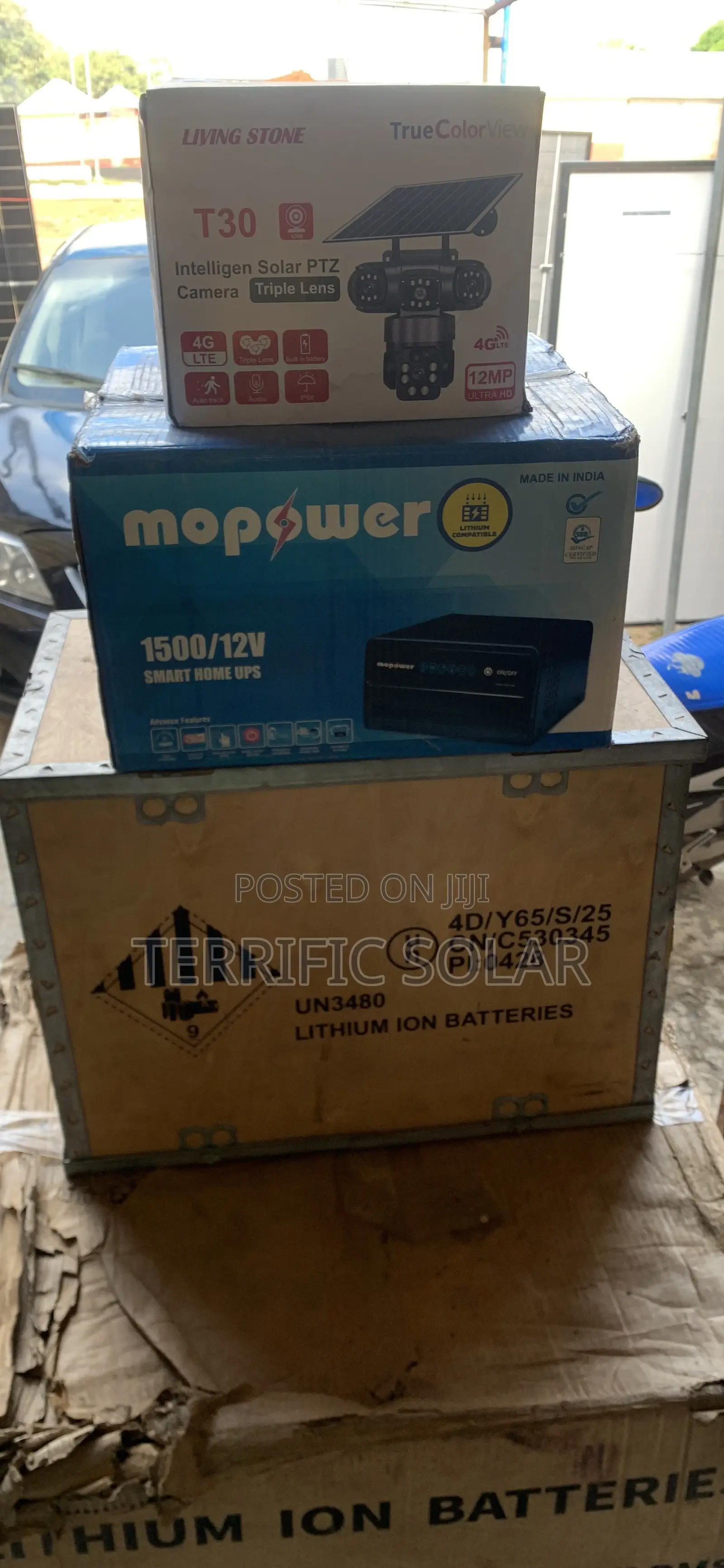 “18” Solar Standing Fan