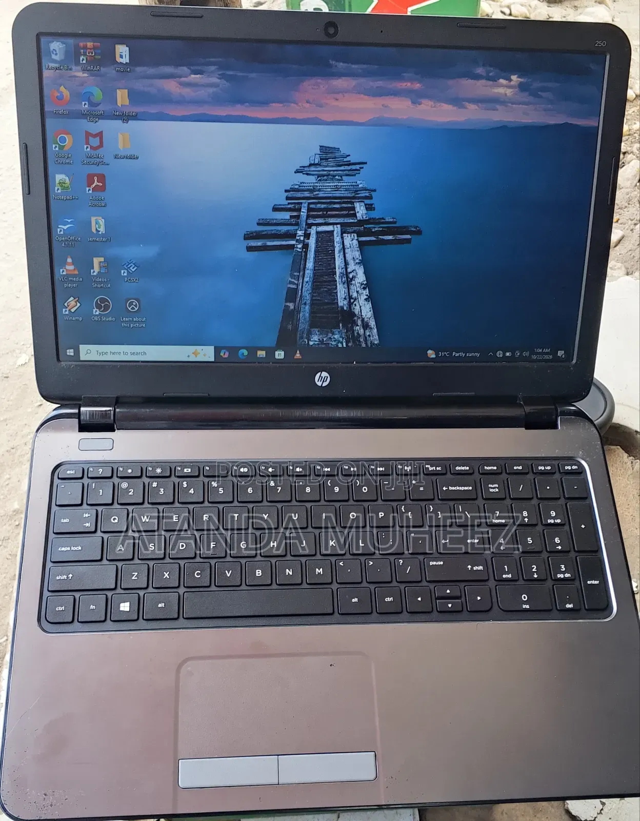 Laptop HP 250 G3 8GB Intel Core i3 HDD 256GB