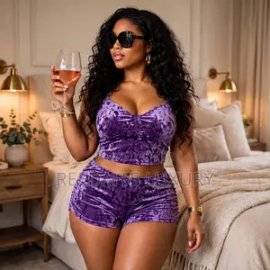 Velvet Cami & Shorts Lounge Set