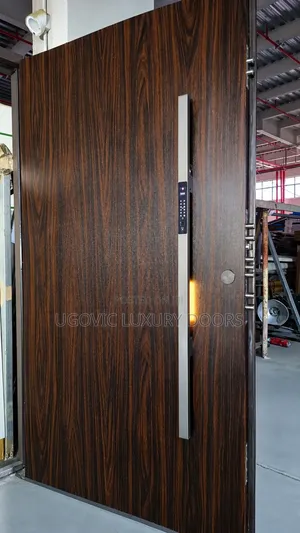 4ft Israeli Luxury Security Door With Smart Lock & Led TV