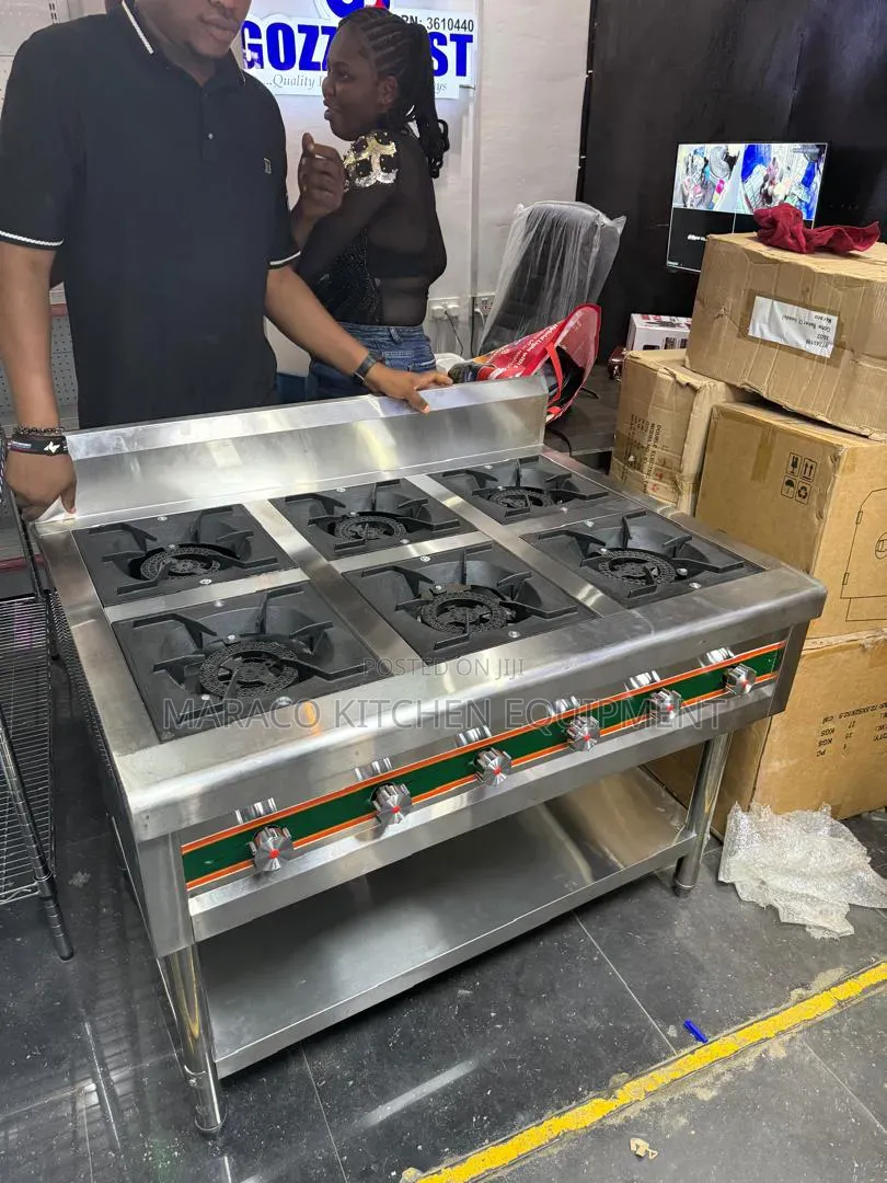6bunner Cooker With Oven