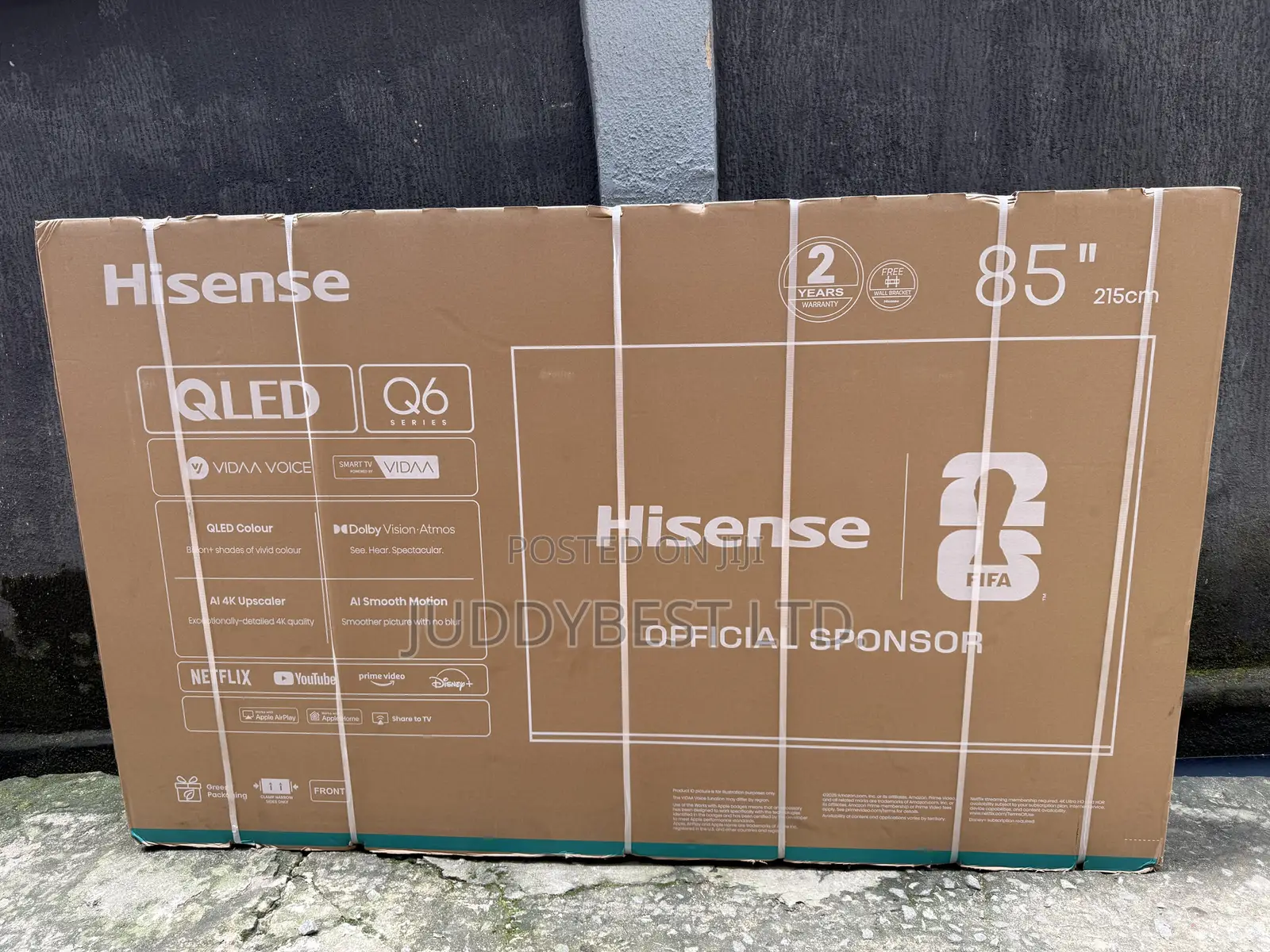 Hisense TV Qled 85” 85q6q 4k Smart
