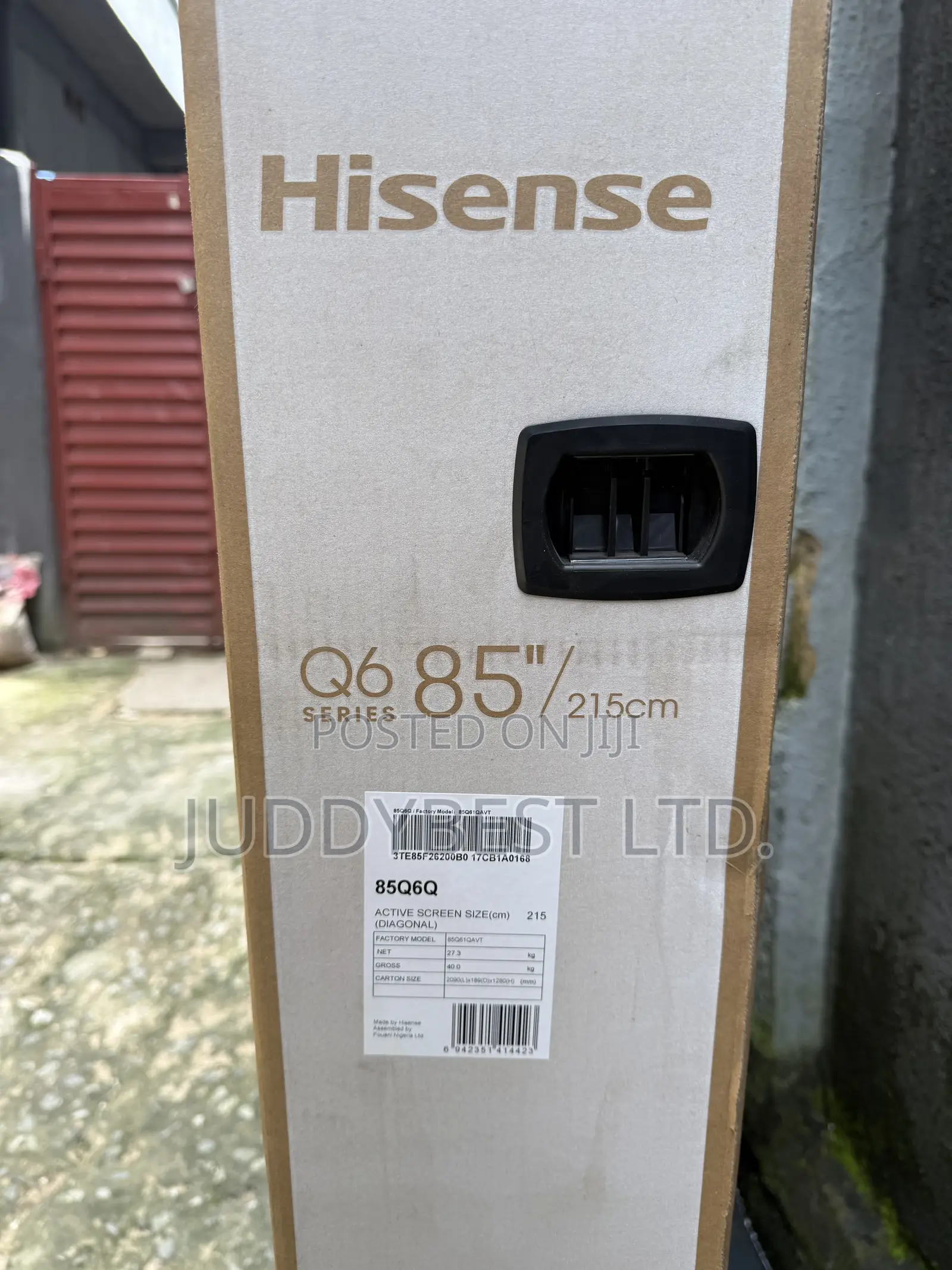 Hisense TV Qled 85” 85q6q 4k Smart