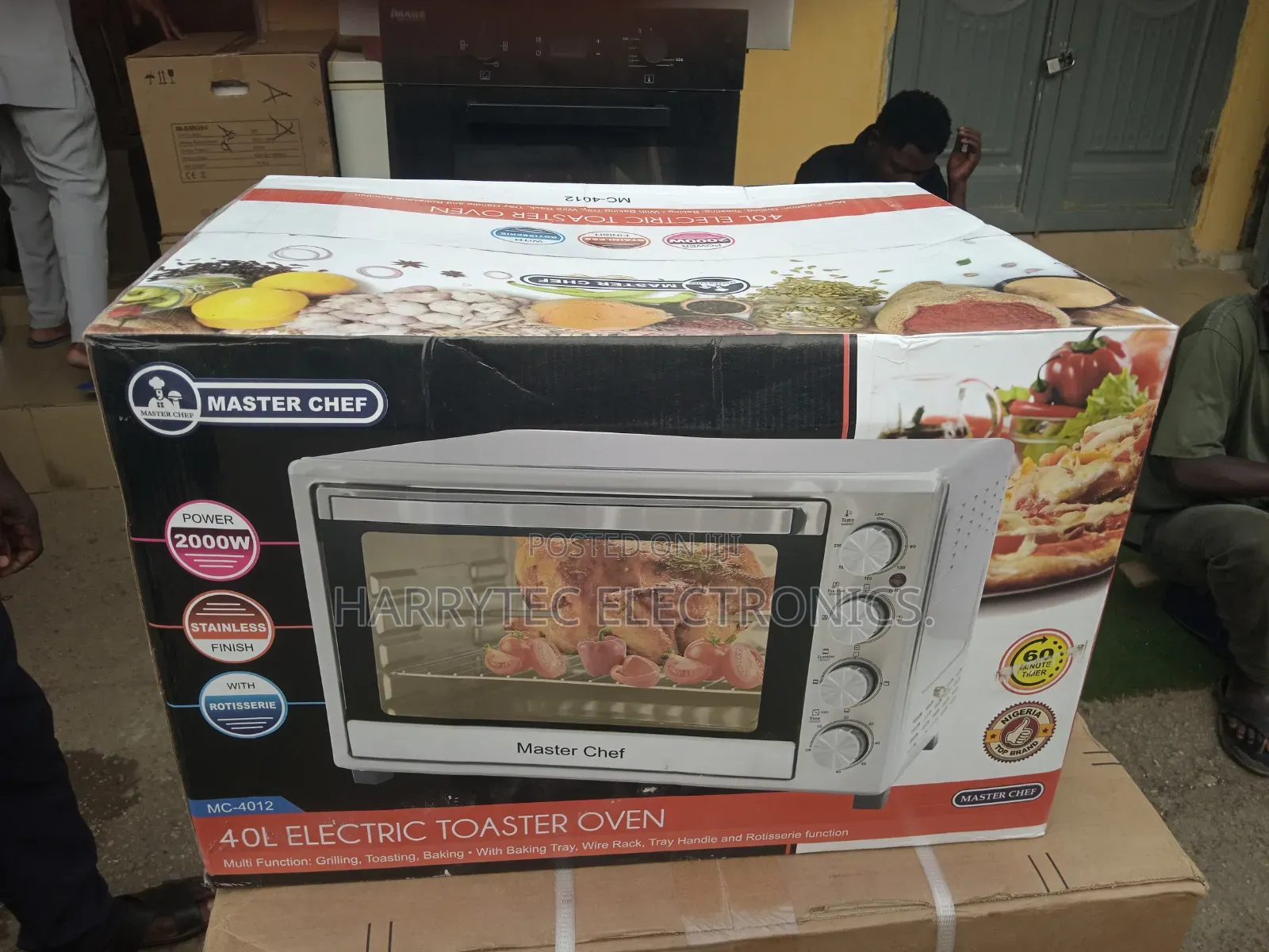 Master Chef Electric Oven 40 Liter With 2 Years Warranty