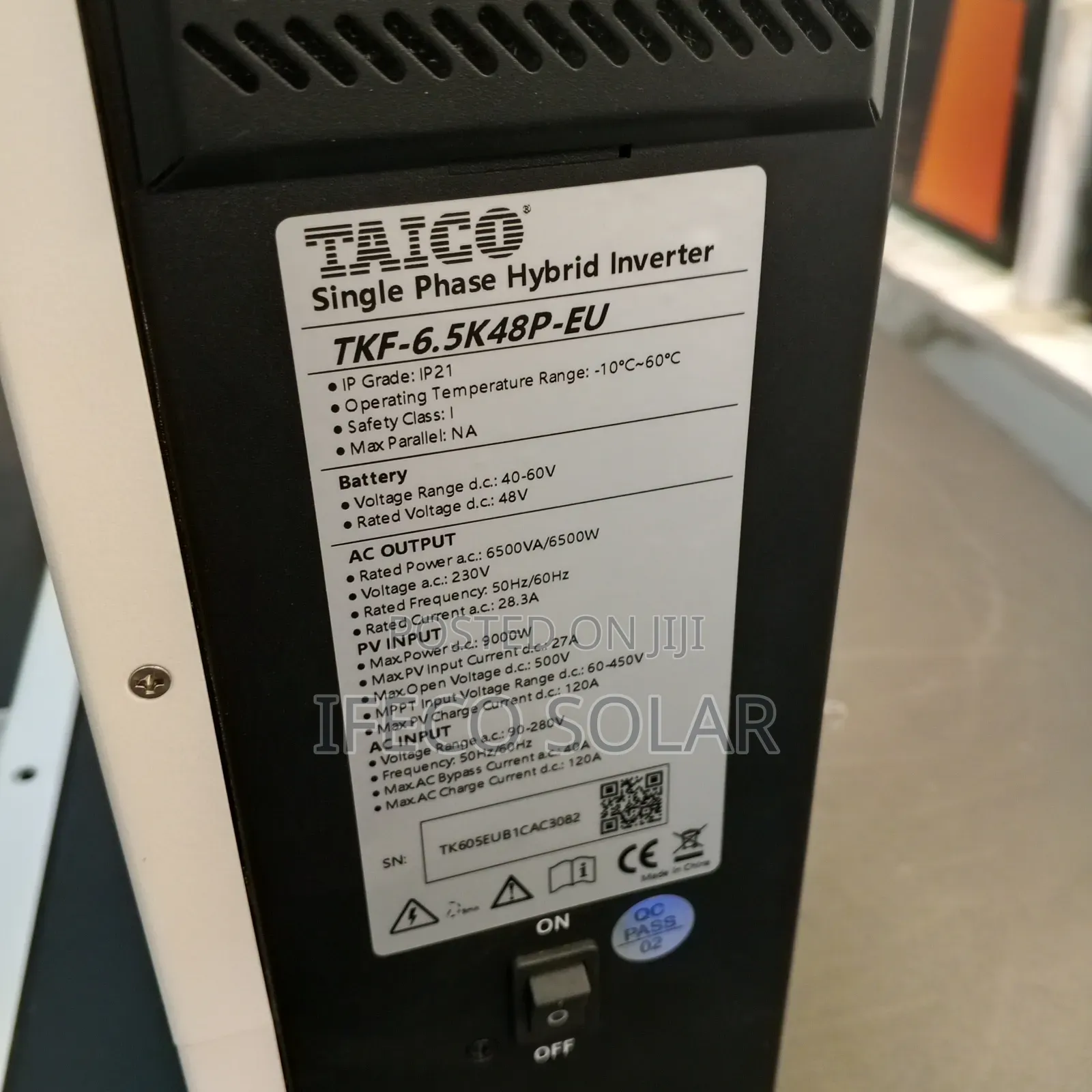 Taico 6.5kva Parallel Hybrid Inverter