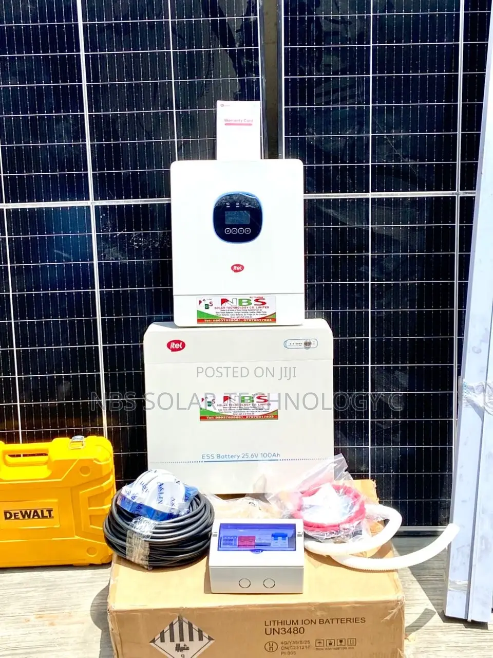 3kva/2.5kwh Complete Solar Inverter Setup Full Installation