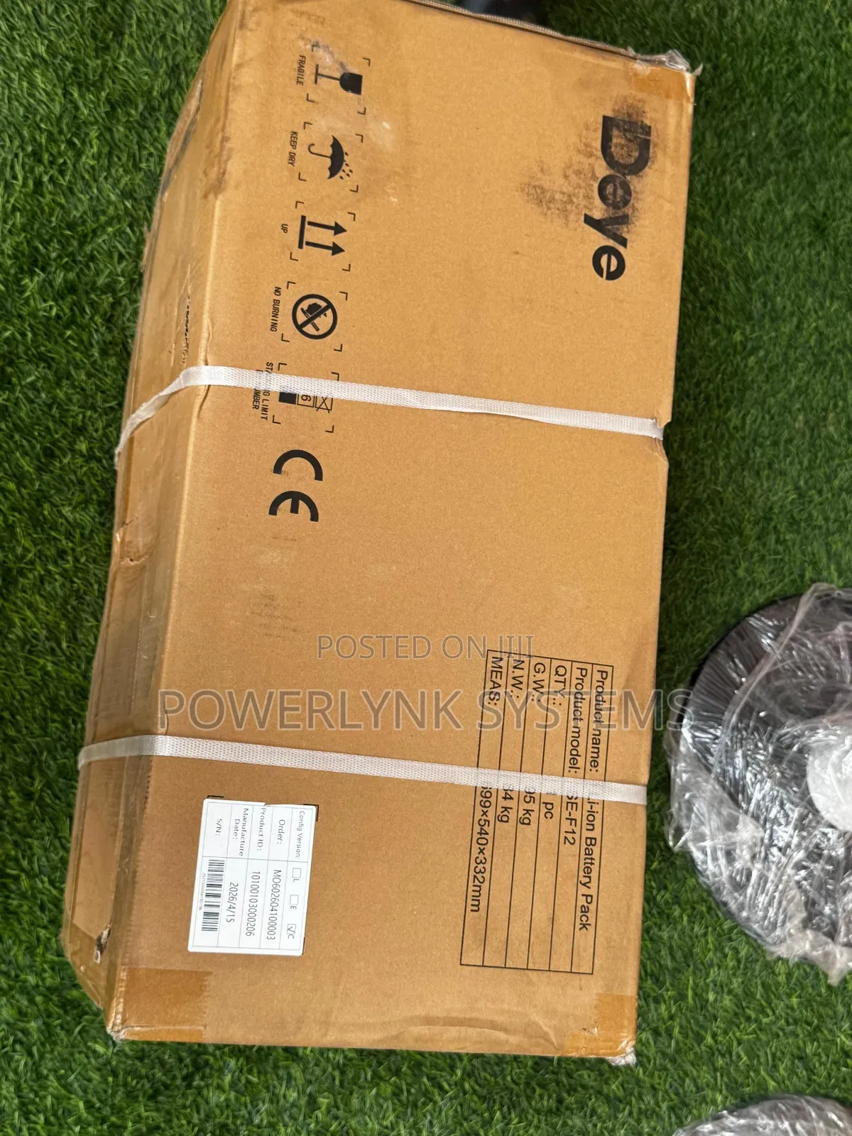 Deye 12kwh Lithium Battery (48v)