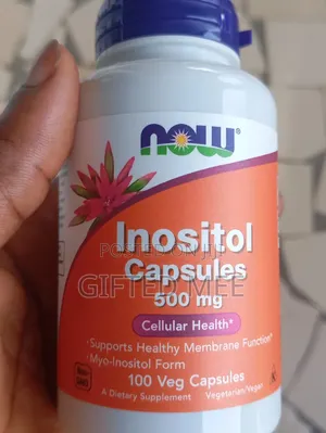 Now Foods Inositol, 500 Mg, 100 Capsules