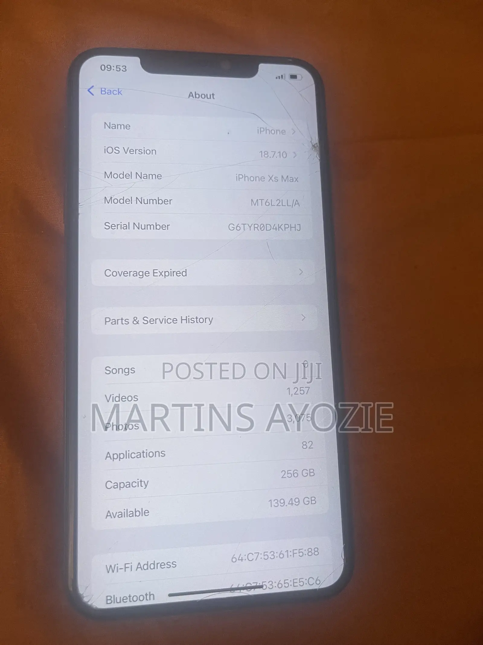 Apple iPhone XS Max 256 GB Gold
