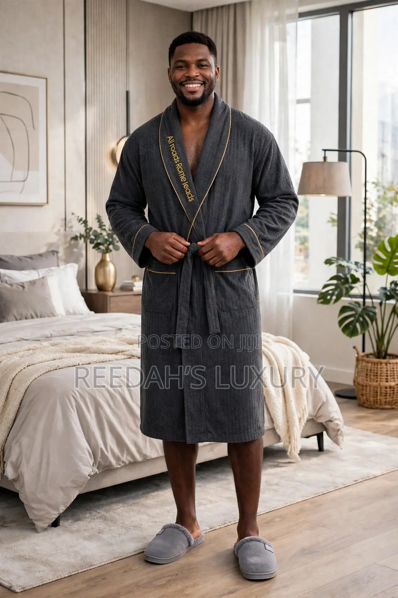 Quality Unisex Long Bathrobe