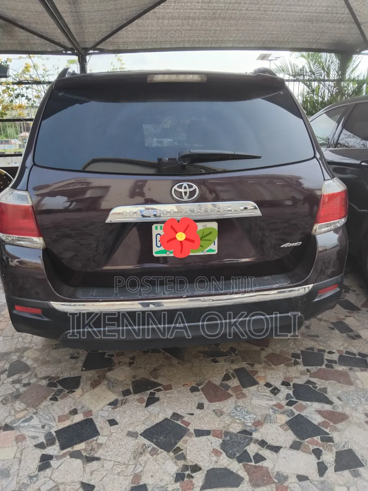 Toyota Highlander 2011 Maroon
