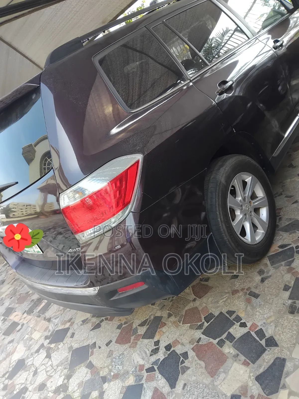 Toyota Highlander 2011 Maroon