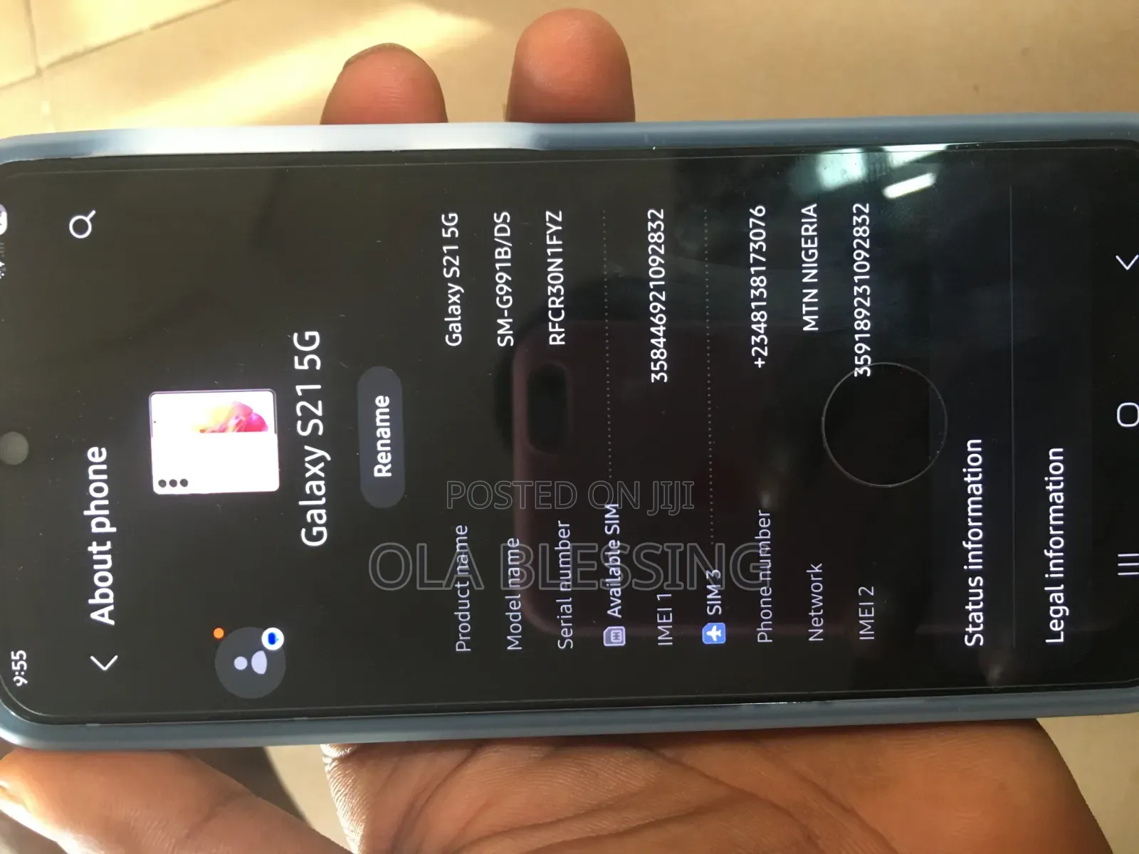 Samsung Galaxy S21 5G 256 GB Gray
