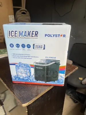 Polystar 15kg Ice Maker for Juice and Smoothies