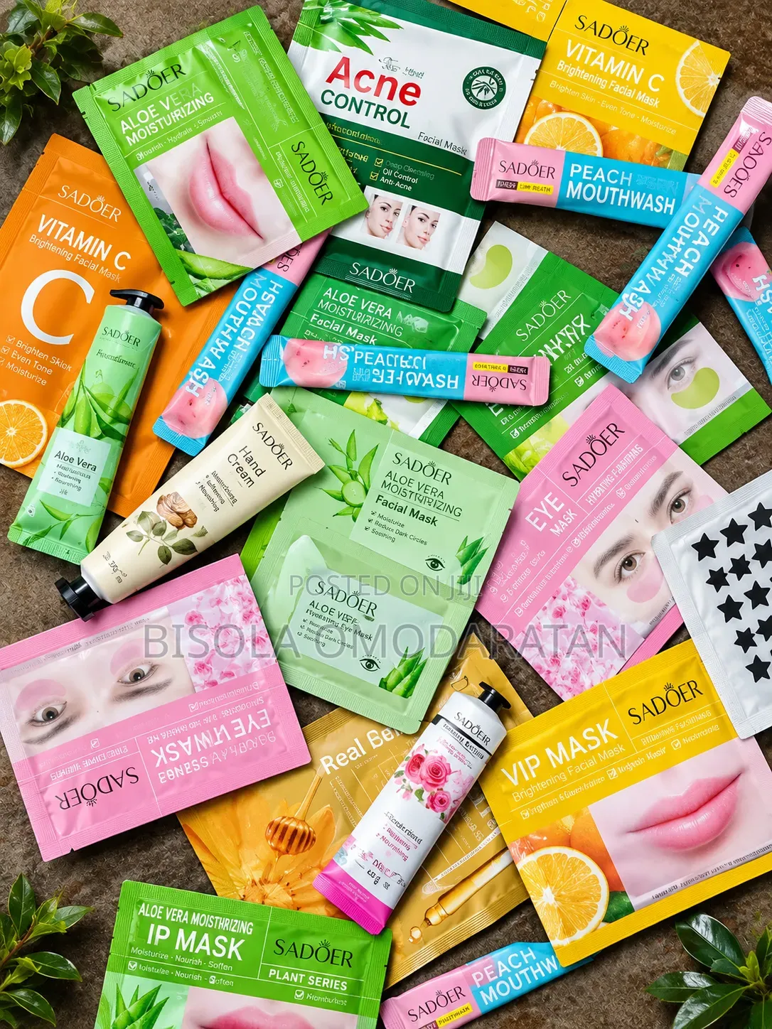 Facemask, Lip Mask and Face Mud