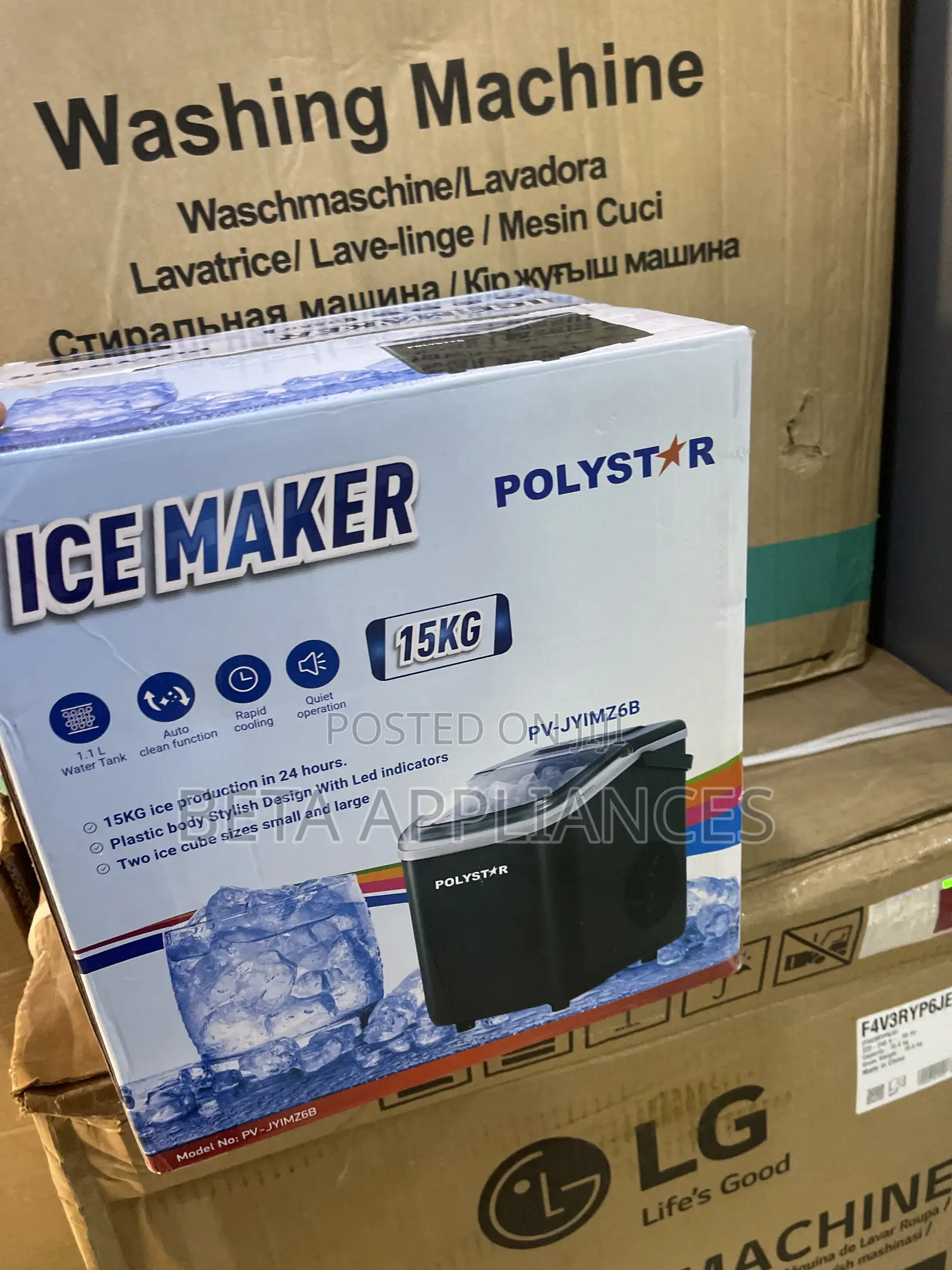 Polystar 15kg Ice Maker for Business Use