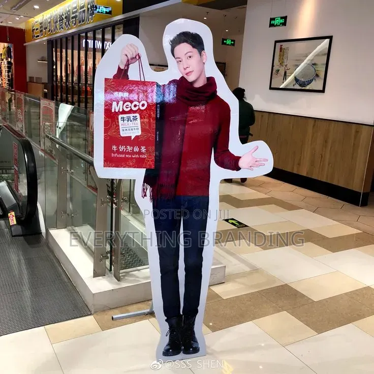 Custom Standee Printing 6ft-8ft for Events, Shops & Advertising