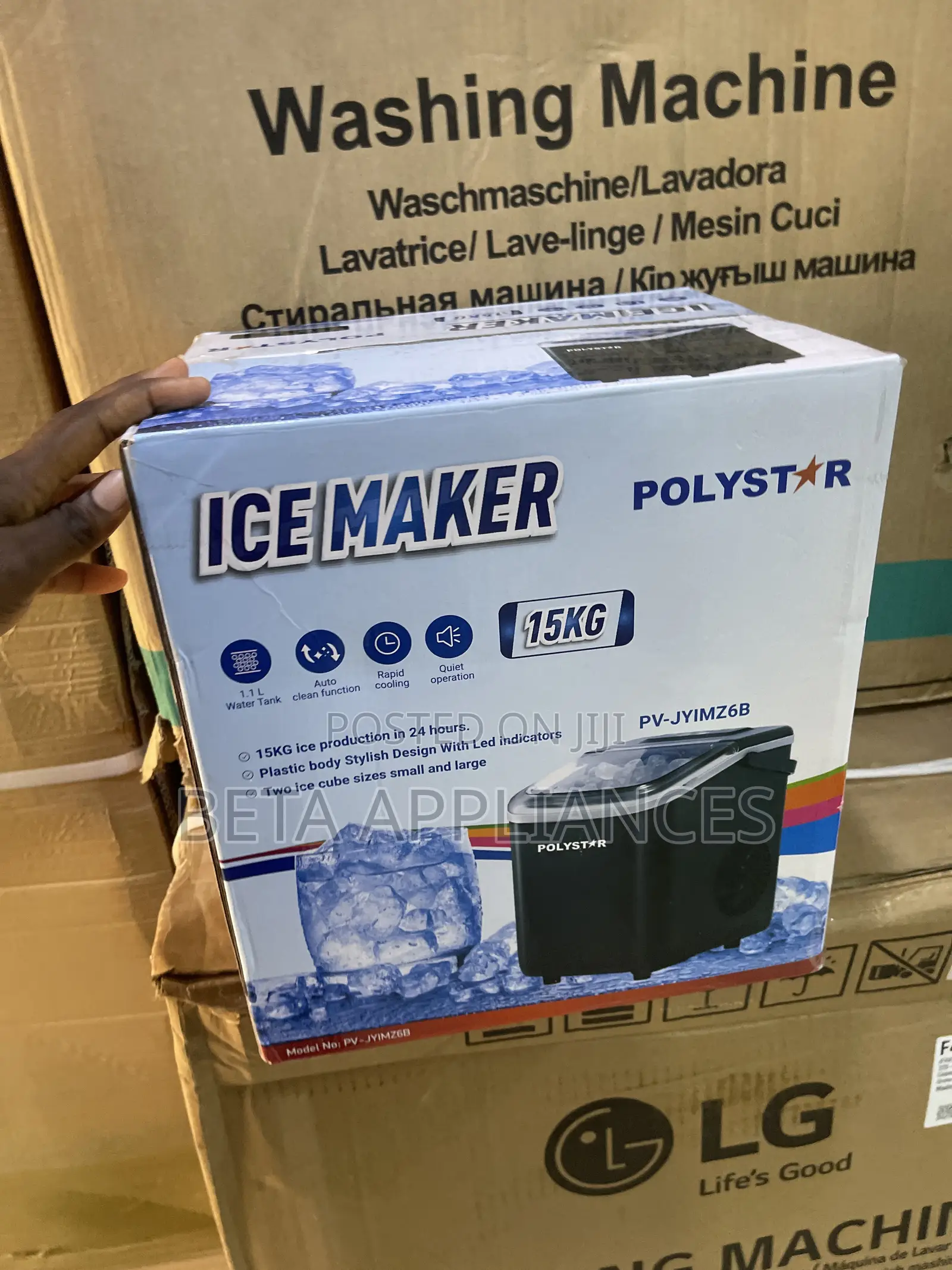 Polystar 15kg Easy to Use Ice Machine