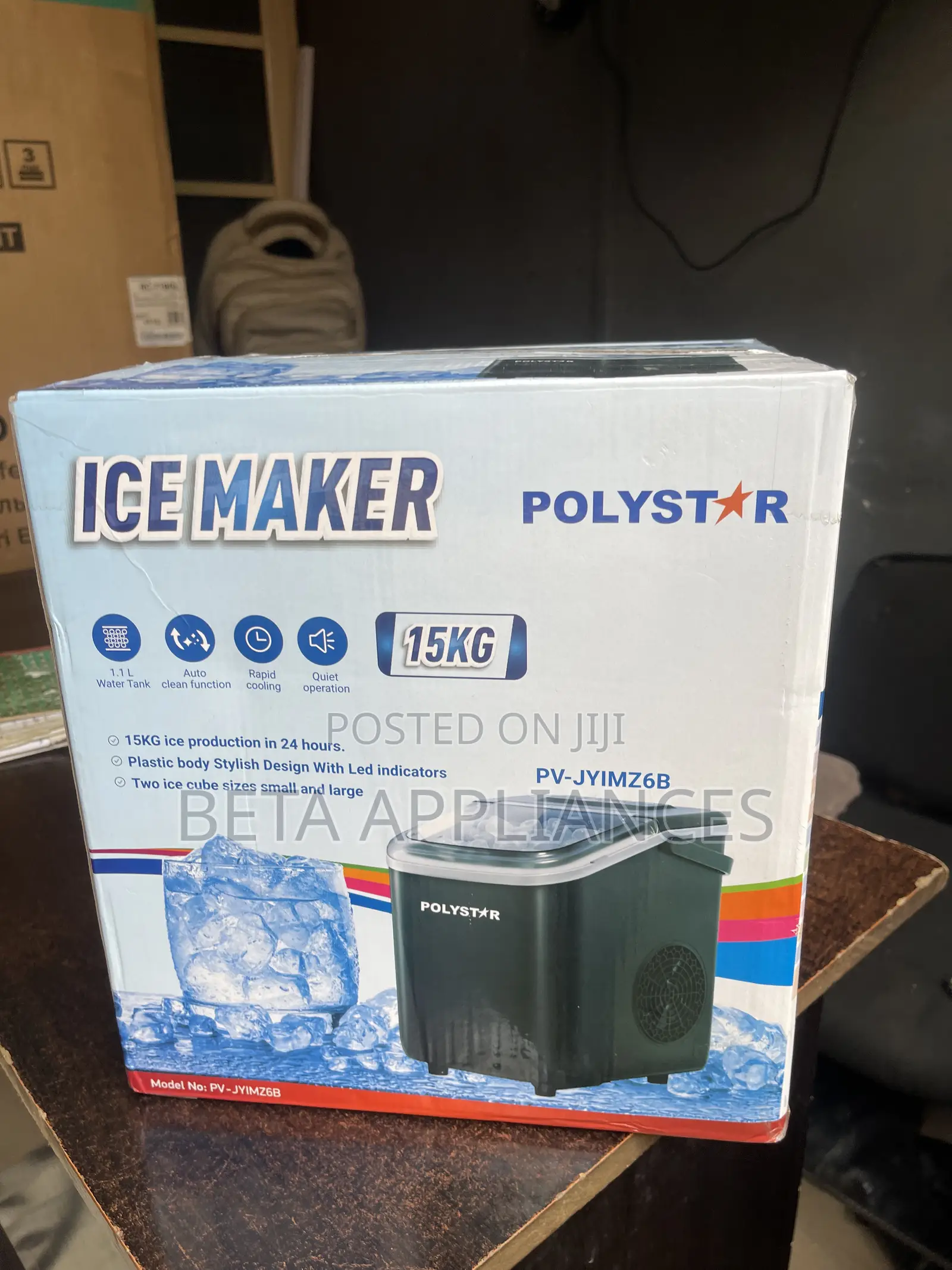 Polystar 15kg Easy to Use Ice Machine