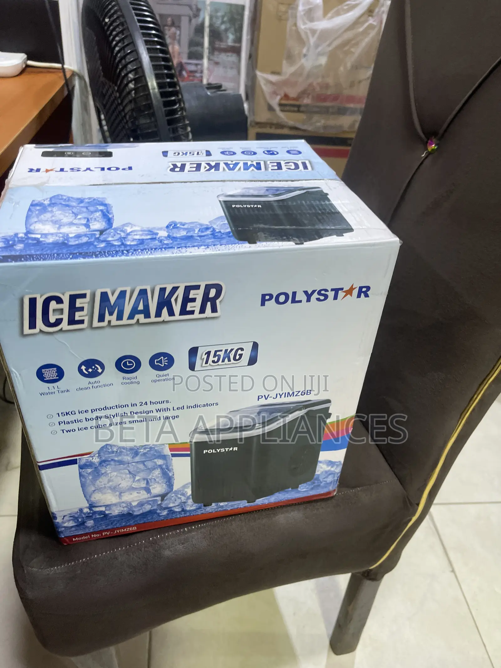 Polystar 15kg Ice Maker for Small Businesses