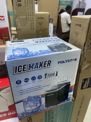 Polystar 15kg Ice Maker for Smooth Cold Drinks