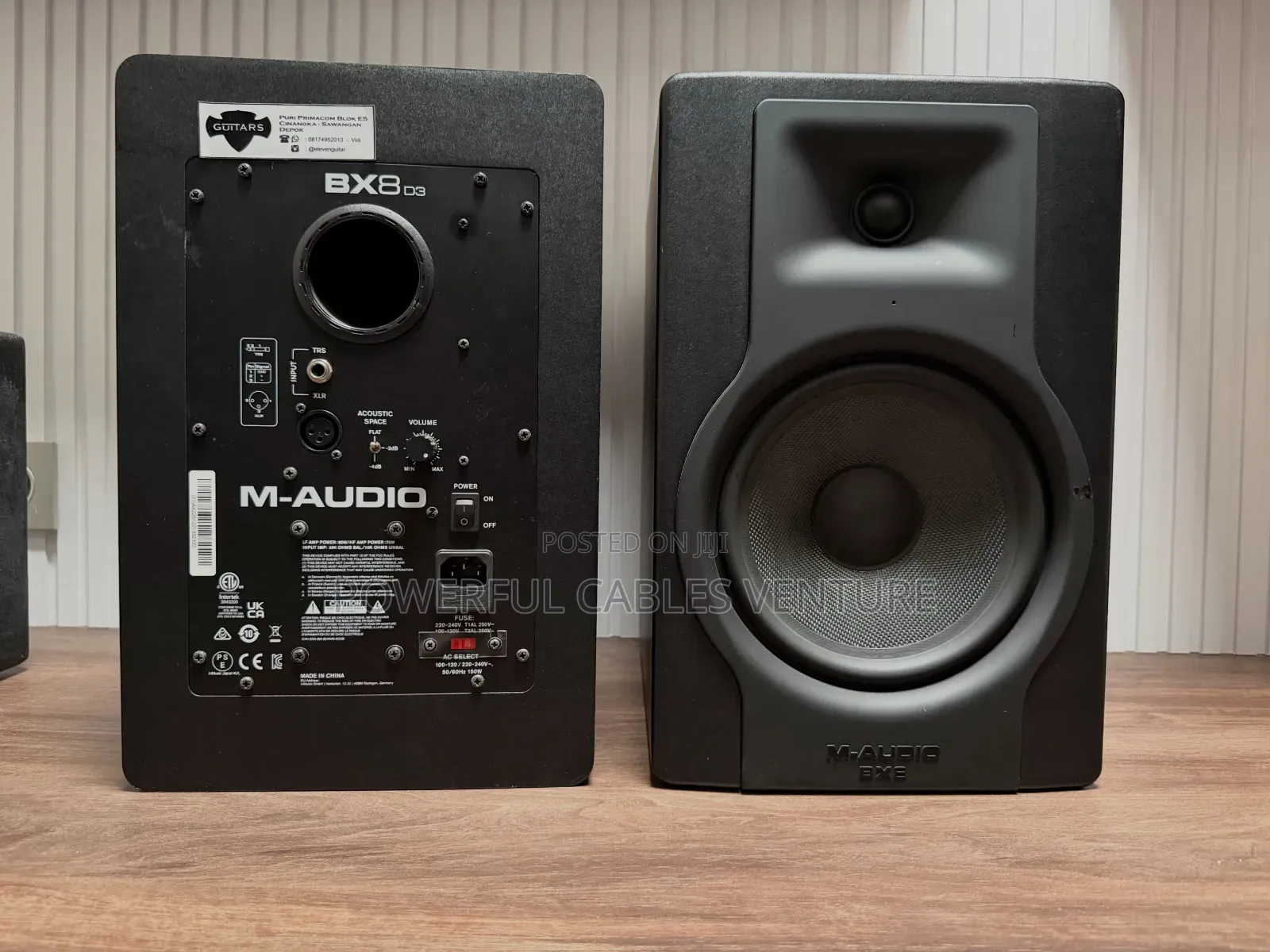 M-Audio BX8 D3 Active Studio Reference Monitors.