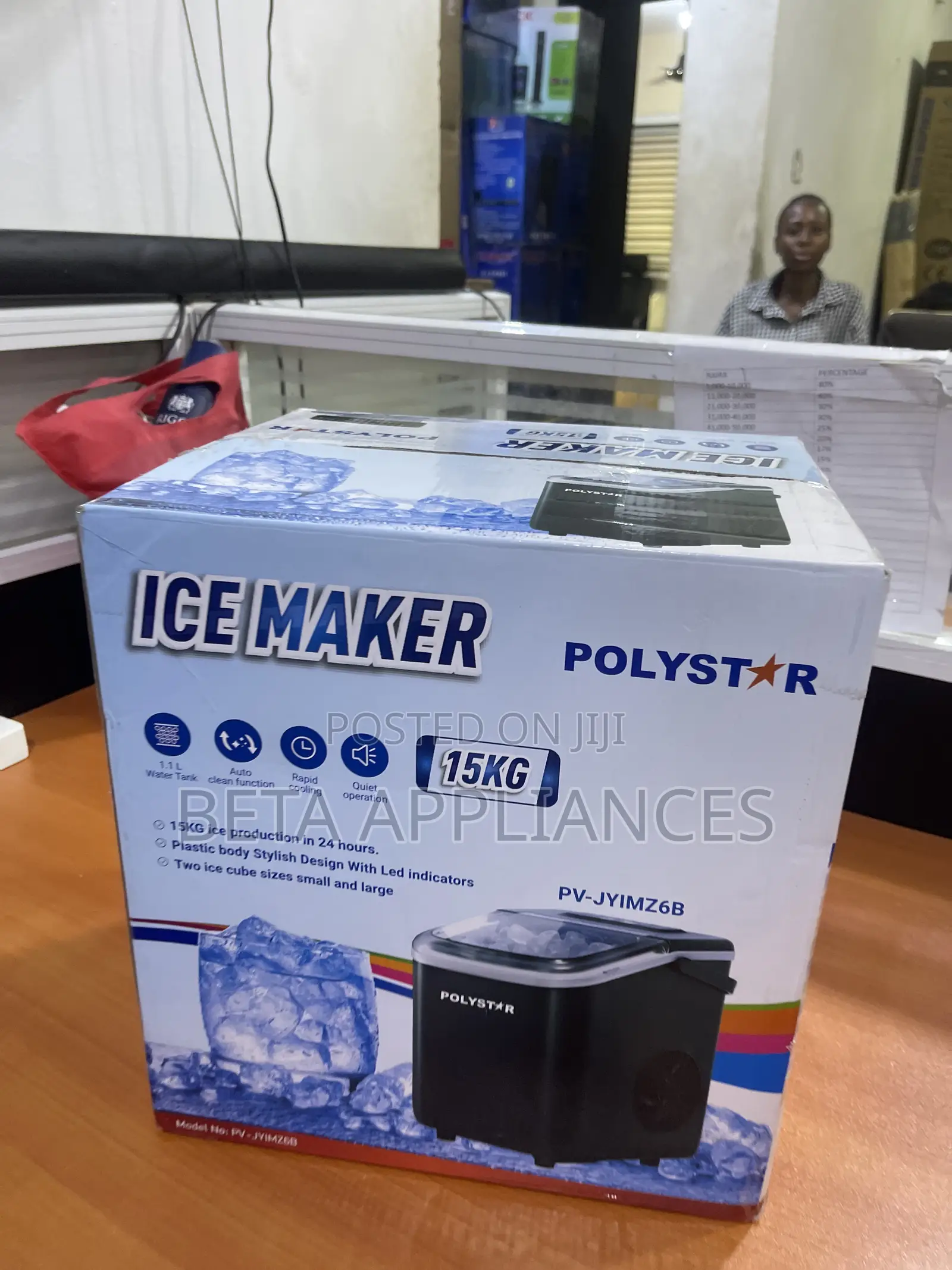 Polystar 15kg Ice Maker for Your Modern Kitchen