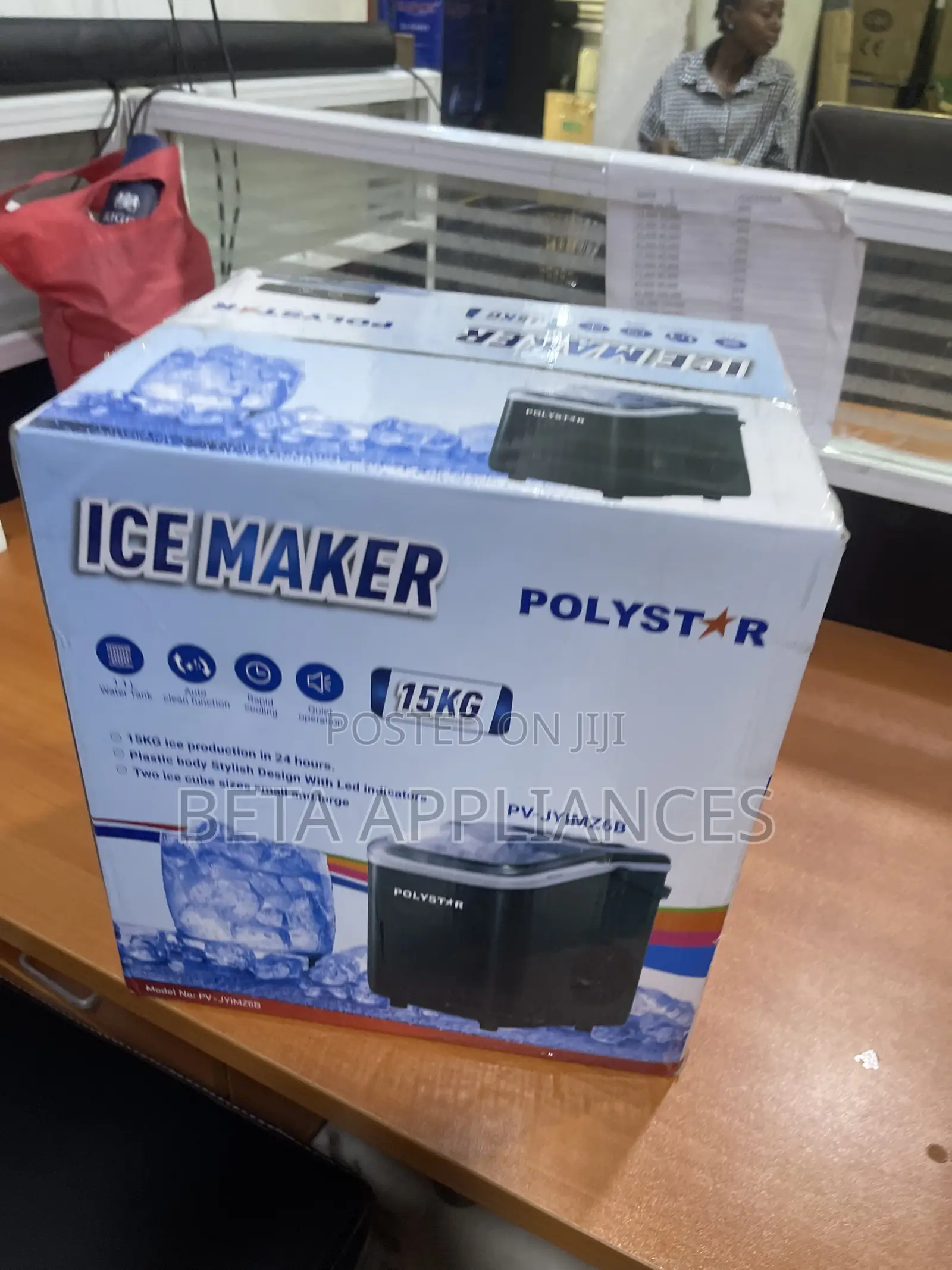 Polystar 15kg Ice Maker for Your Modern Kitchen