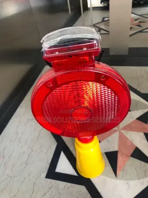 Solar Warning Light Road Traffic Cone