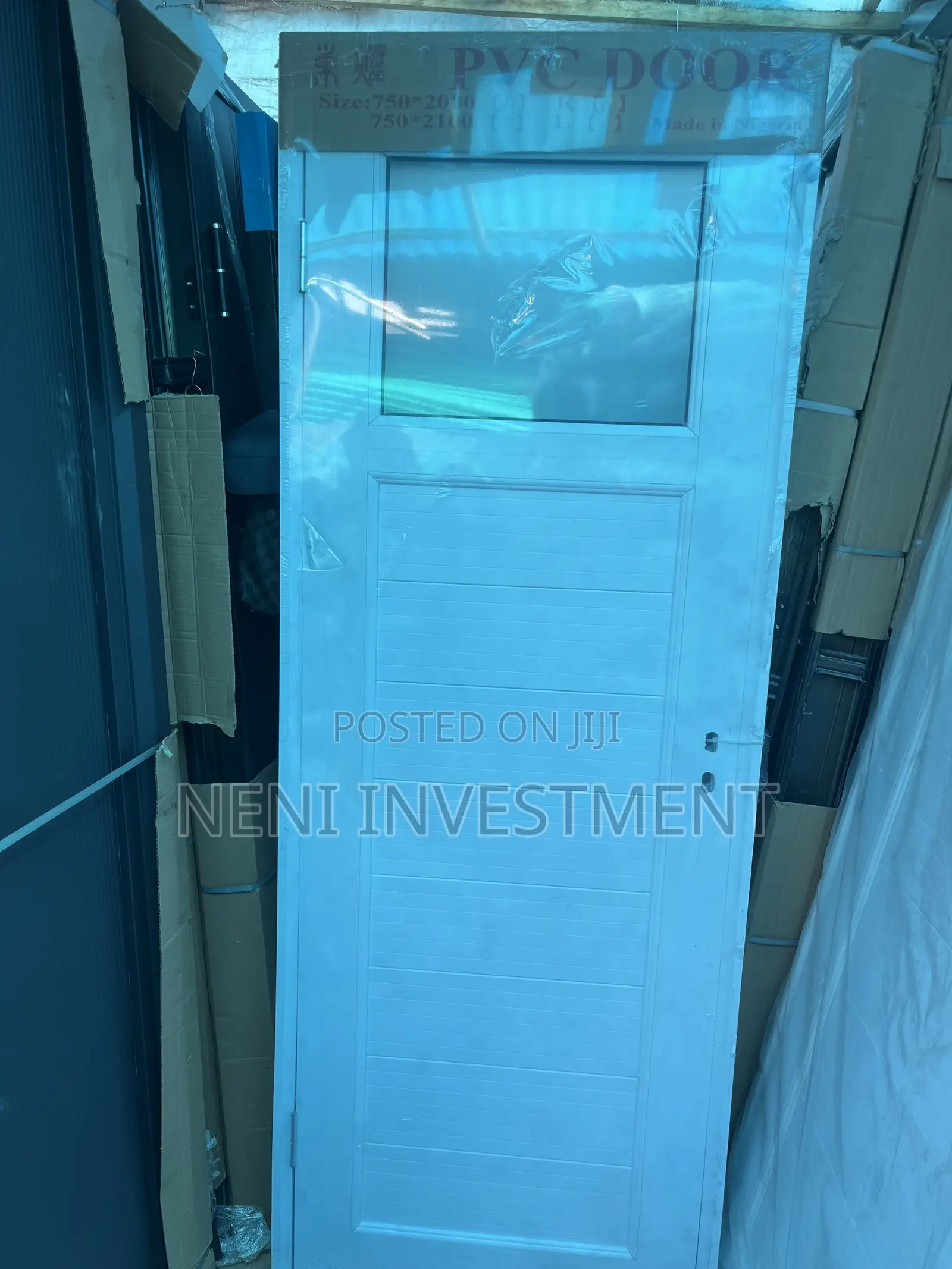 White Toilet Door