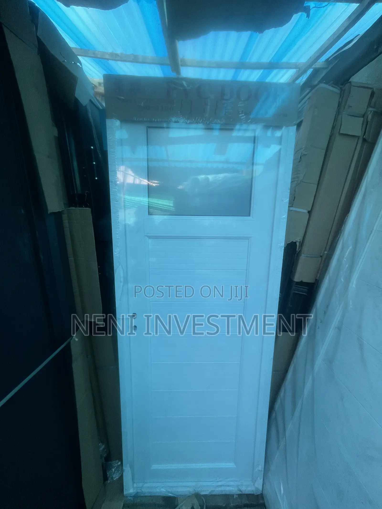 White Toilet Door