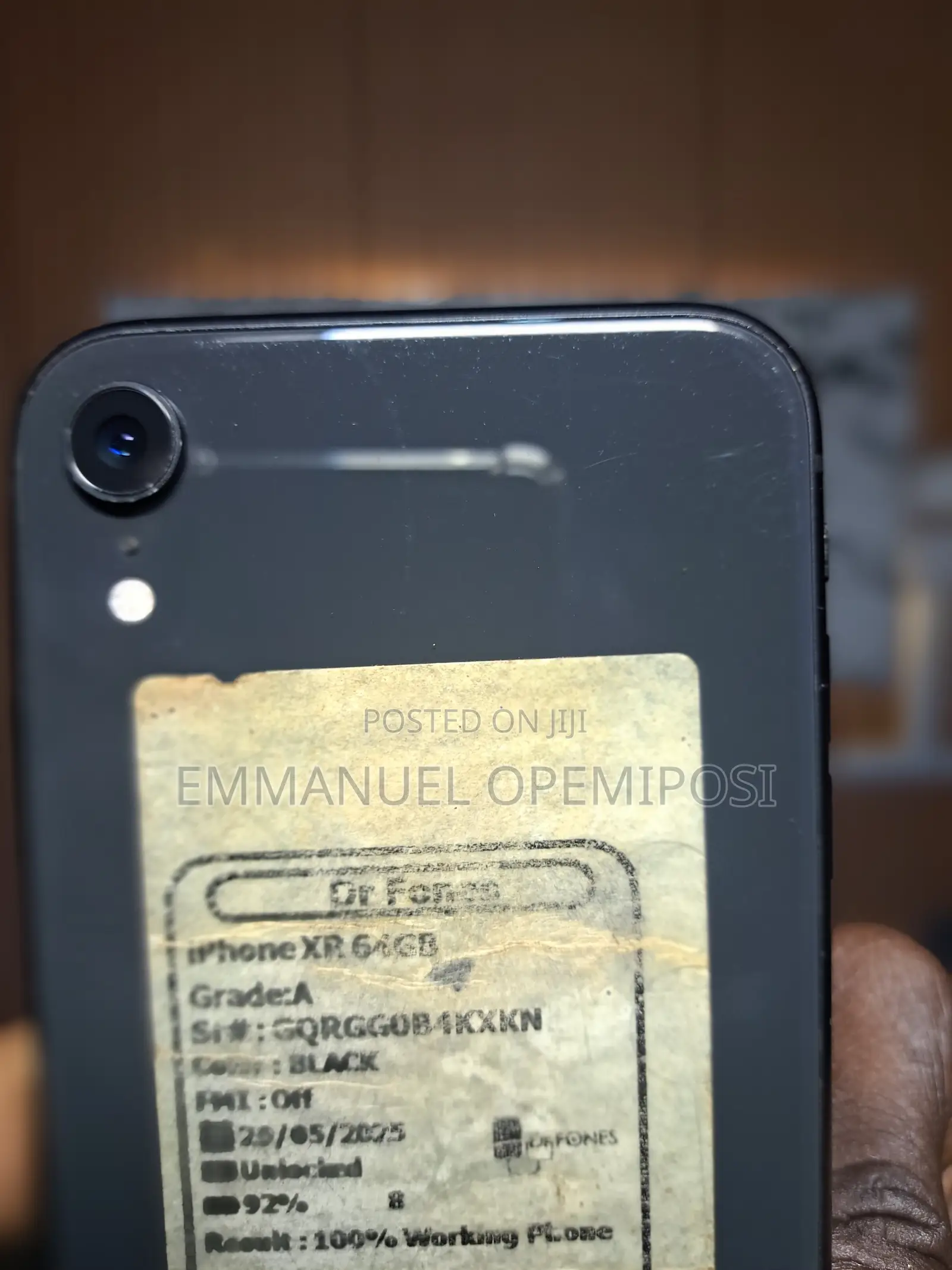 Apple iPhone XR 64 GB Black
