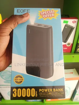 EOFE 15 Watts Fast Charging Powerbank 30000mah
