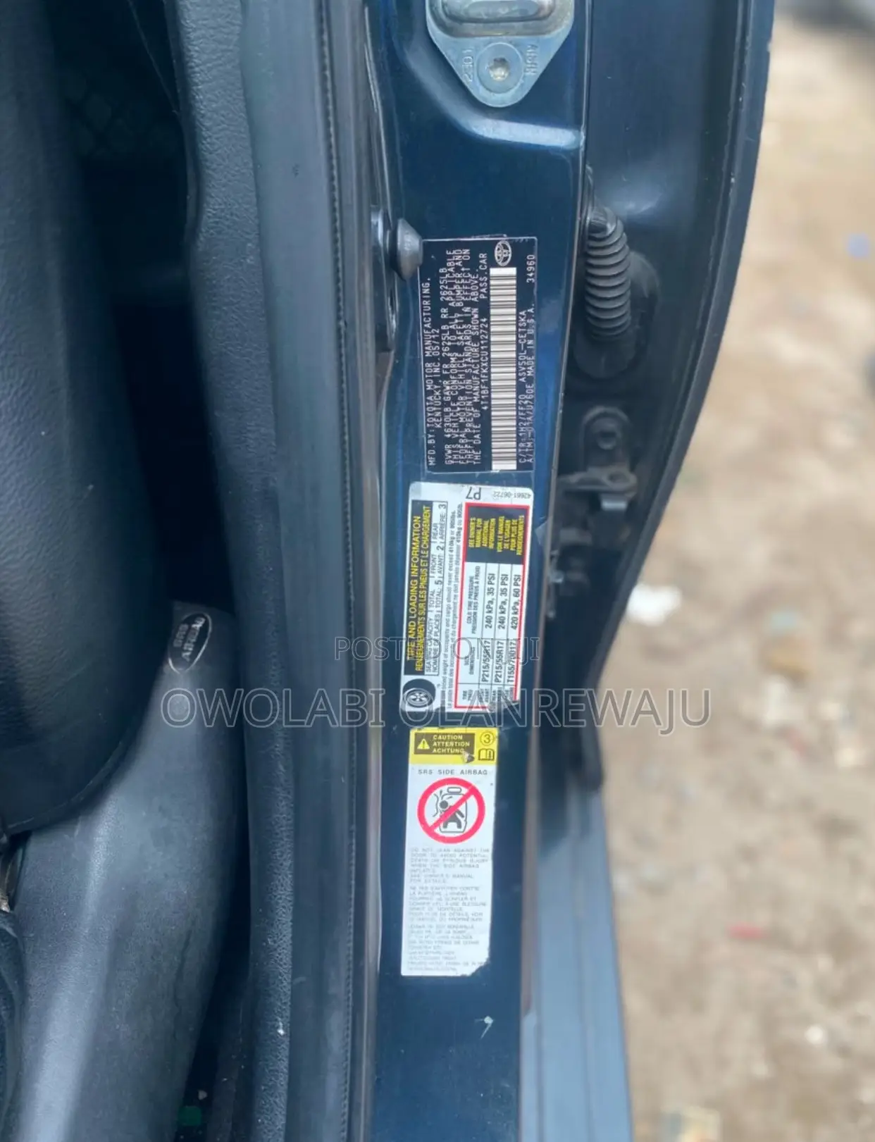Toyota Camry 2012 Black