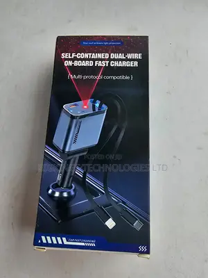 4-in-1 Retractable Fast Car Charger