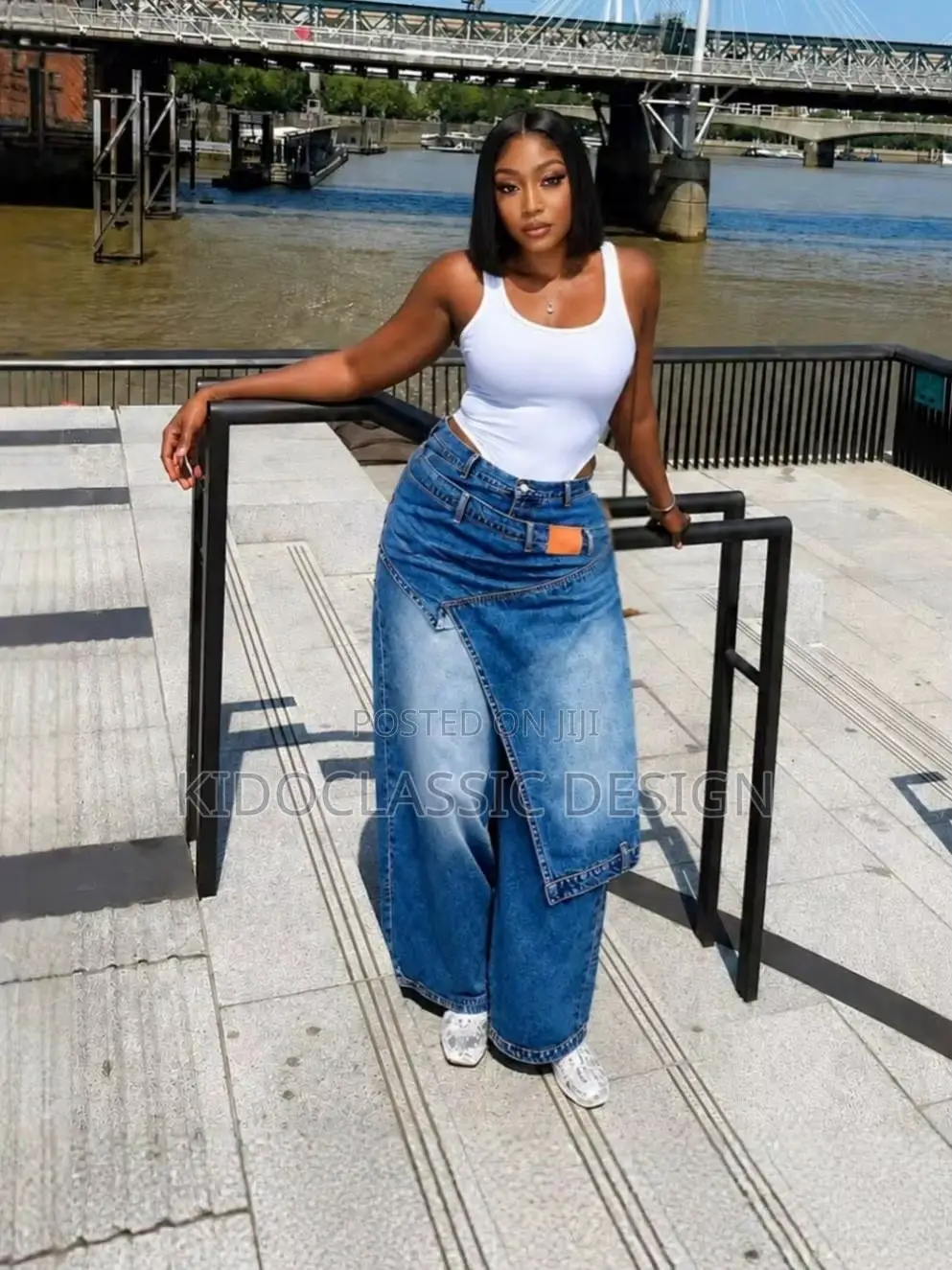 Women’s Wrapper Like Jeans Pants