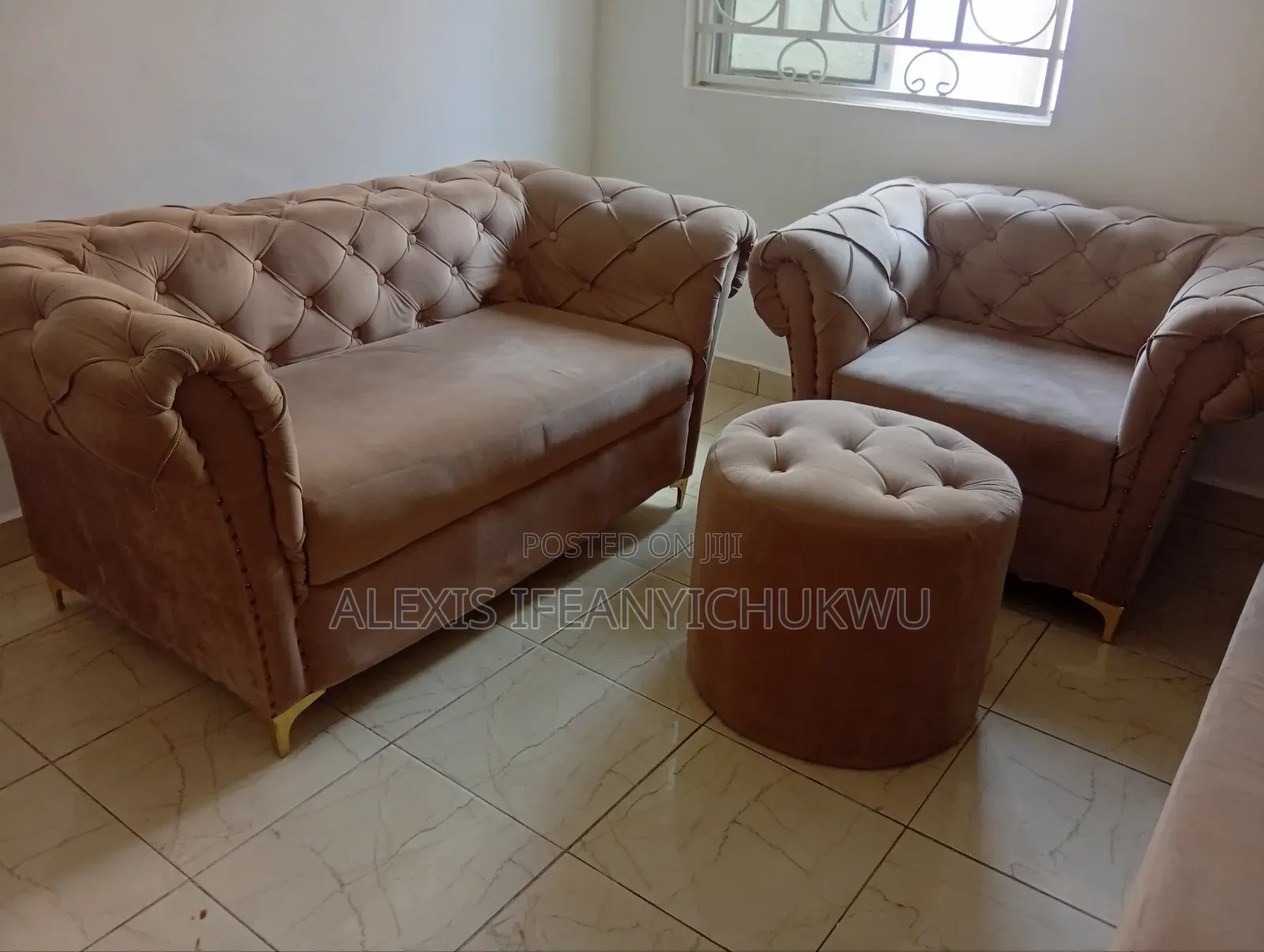Six Seater Sofa and Table, 8 Months Old