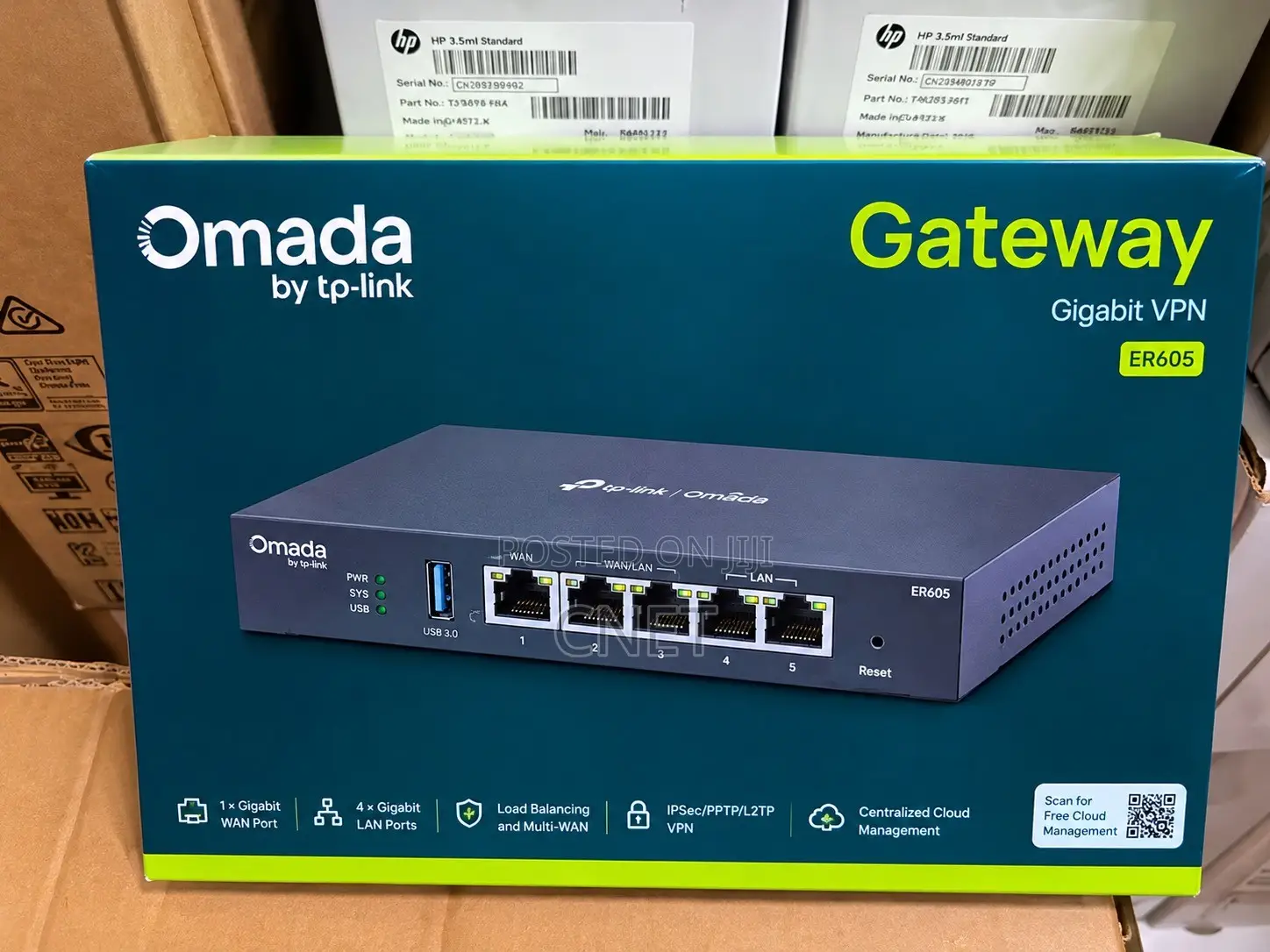 TP-Link Omada ER605 Gigabit VPN Router Multi-Wan Load Balancing