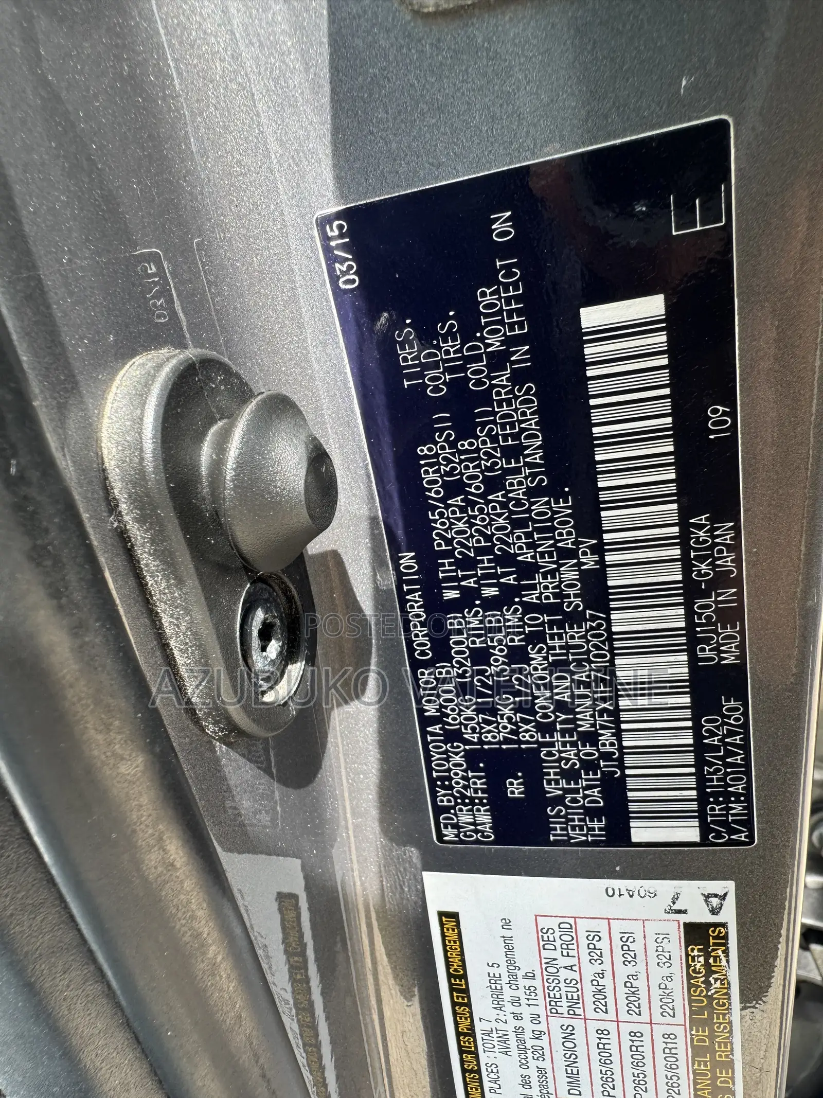 Lexus GX 460 Base 2015 Gray