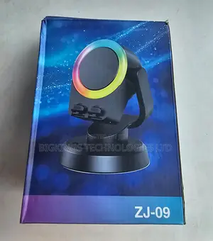 ZJ-09 3-in-1 Wireless Induction Bluetooth Speaker, Phone Stand & RGB L