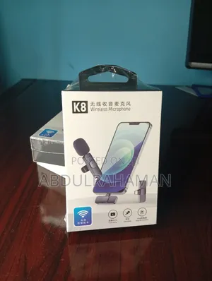 K8 Wireless Lavalier Microphone for Audio/Video Recording