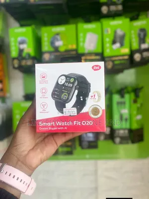 Itel Smart Watch Fit With HD Display and AI-Powered - Black