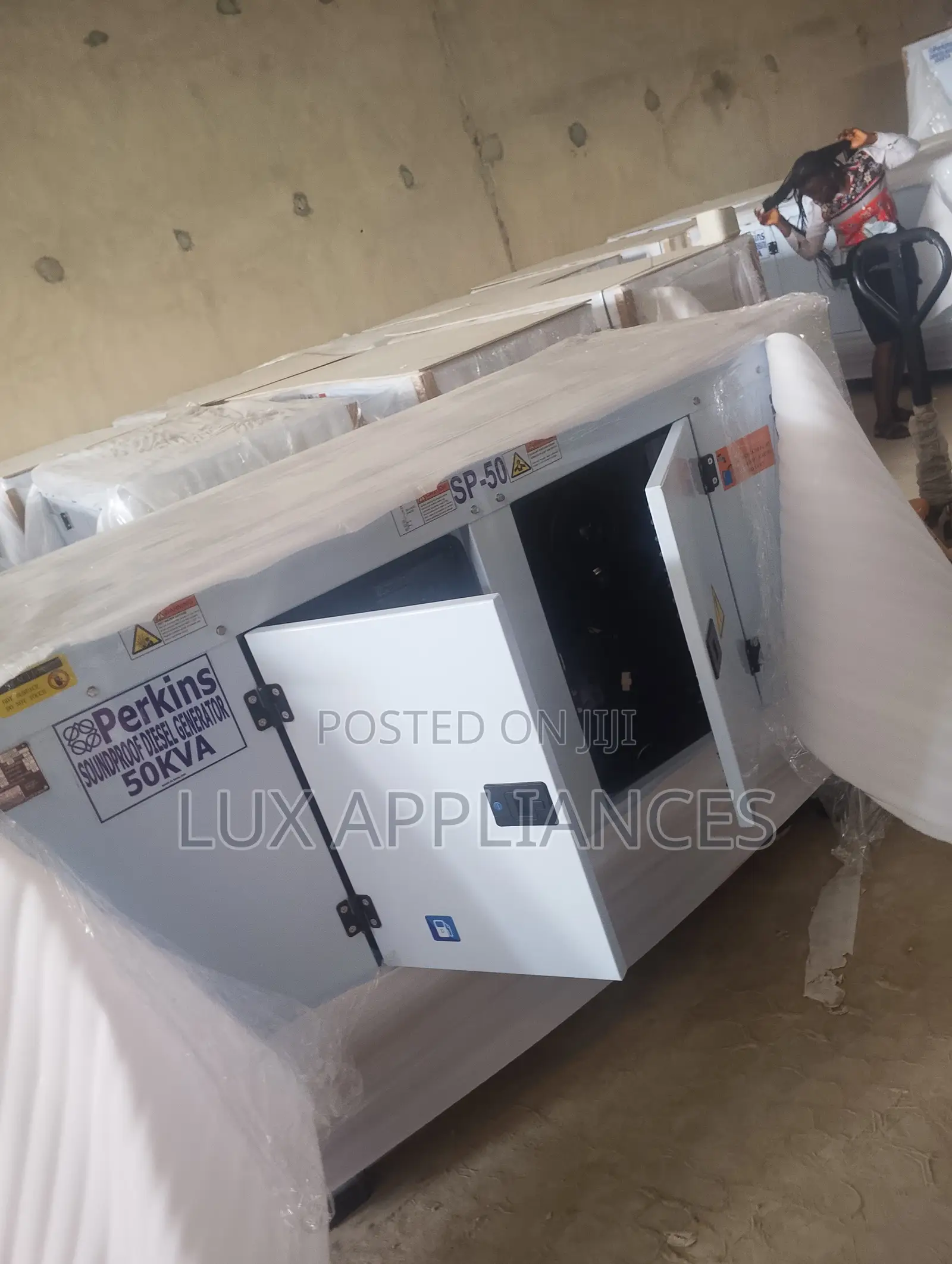 Perkins 50kVA Generator With Noise-Reducing Enclosure