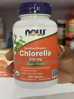 NOW Foods Organic Chlorella 500mg – 200 Tablets