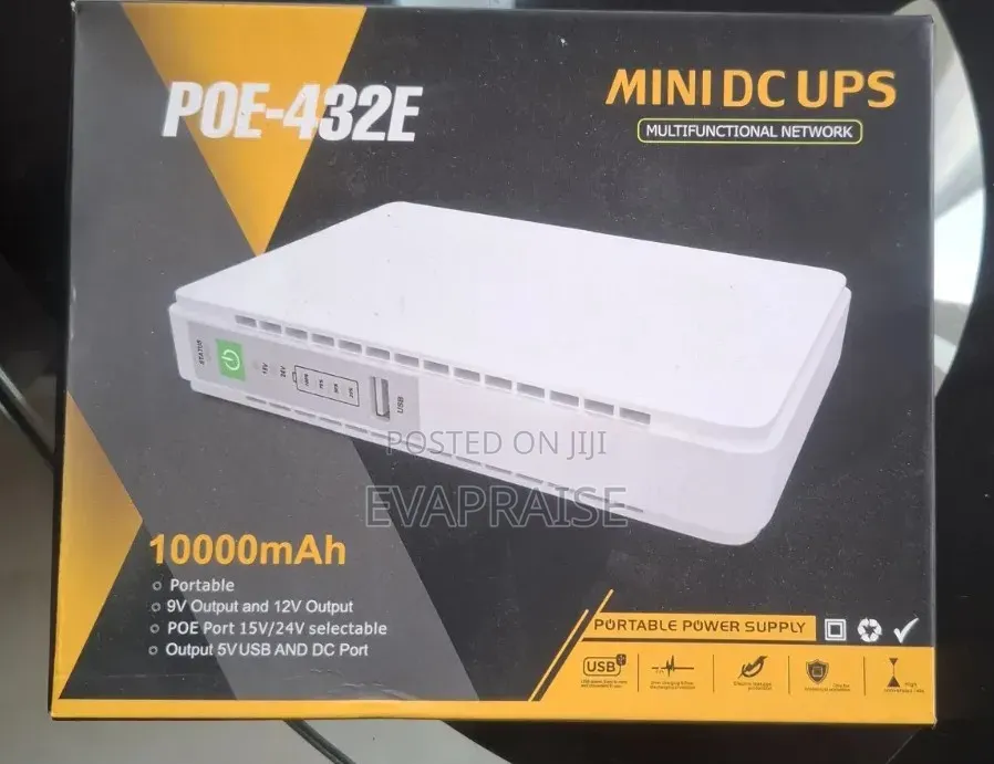 Mini DC UPS 10000mAh